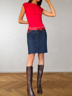 Gonna Dolce e Gabbana anni 90 in jeans