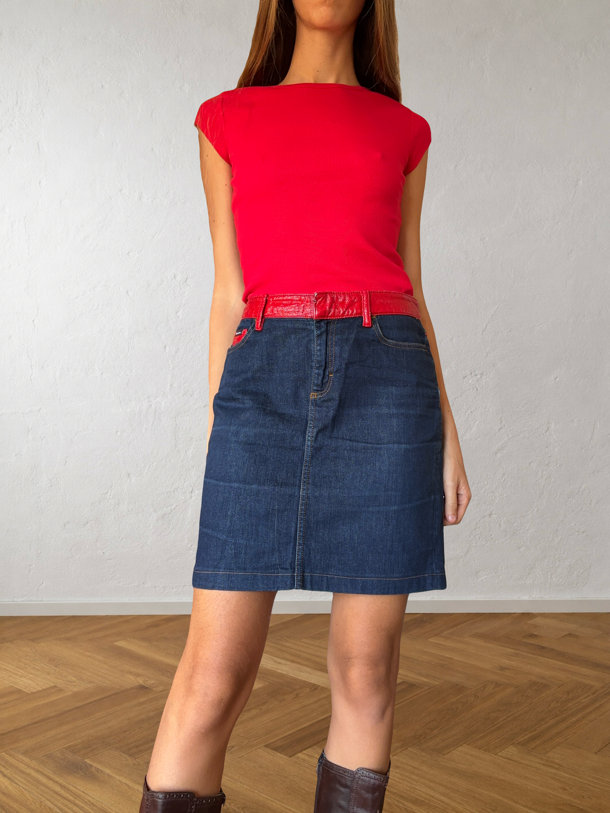 Gonna Dolce e Gabbana anni 90 in jeans