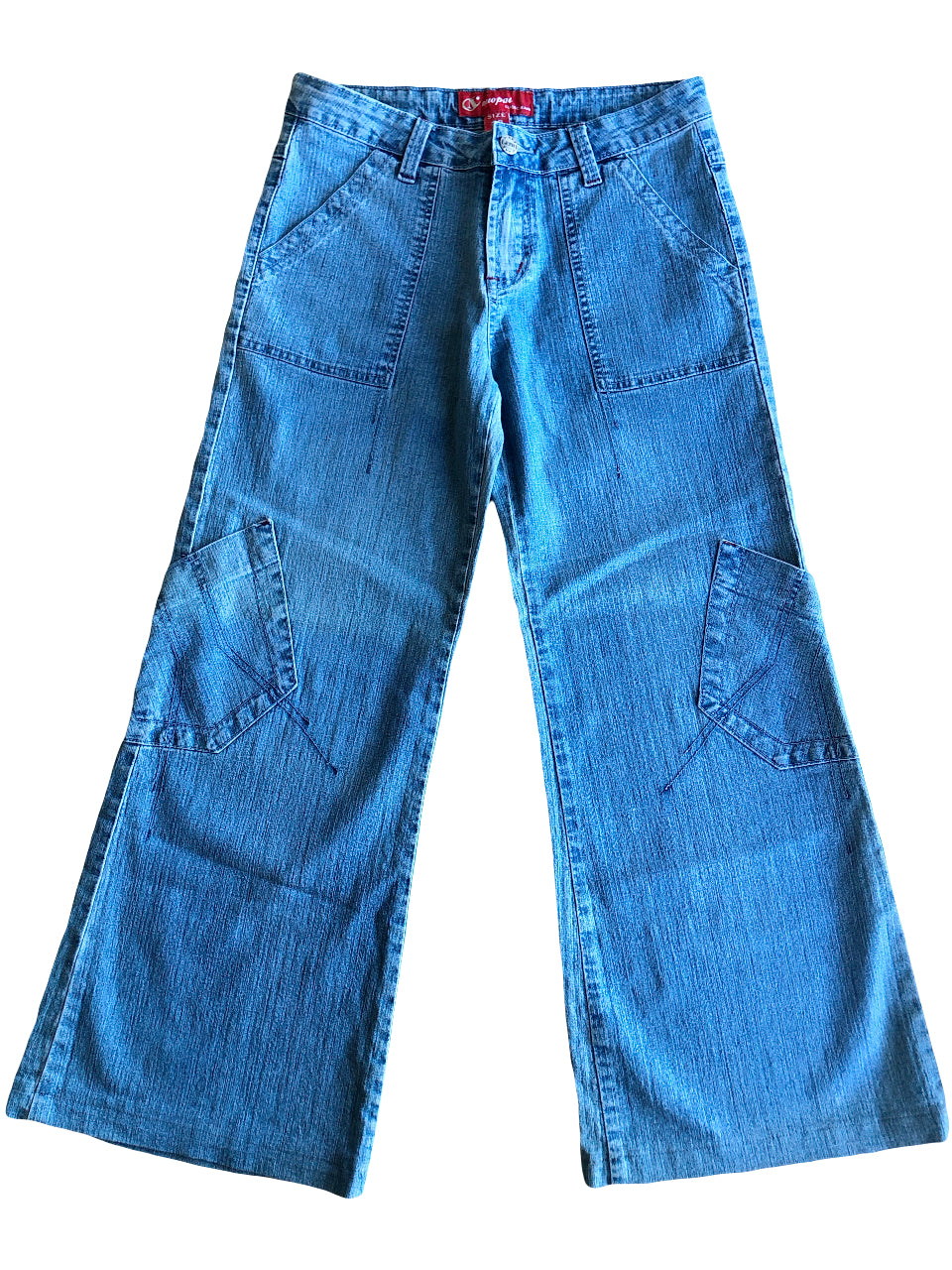 Jeans Vintage anni 90. Cargo Tasche diagonali