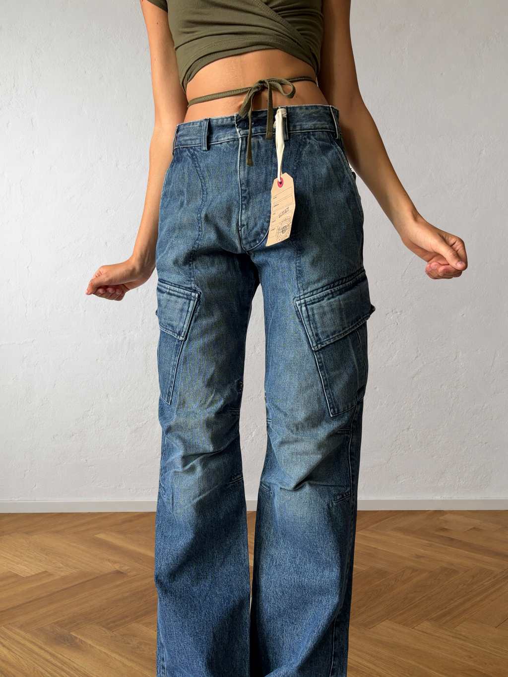 Jeans cargo svasati anni 90