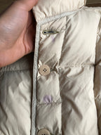 Giubbotto reversibile beige e verde anni 90