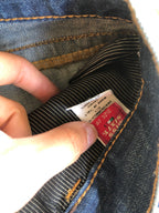 Capri-Jeans von Miss Sixty mit Strasssteinen und niedriger Taille im 2000er-Jahre-Stil