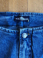 2000s low-rise bell-bottom jeans