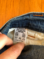 Jeans Cargo Vintage anni 90 con tasche grandi. Gamba ampia