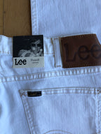 Jeans Bianchi LEE anni 90. A vita bassa svasati dritti