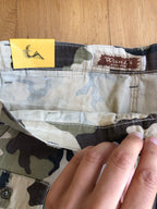 Pantaloni Militari Mimetici anni 90. Gamba ampia vita bassa