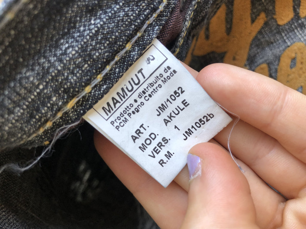 Jeans vintage anni 90 svasati grigi