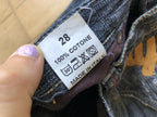 Jeans vintage anni 90 svasati grigi
