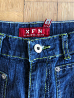 Jeans Vintage anni 2000 Blu sfumati. Zip posteriori