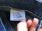 Jeans Vintage anni 2000 Blu sfumati. Zip posteriori