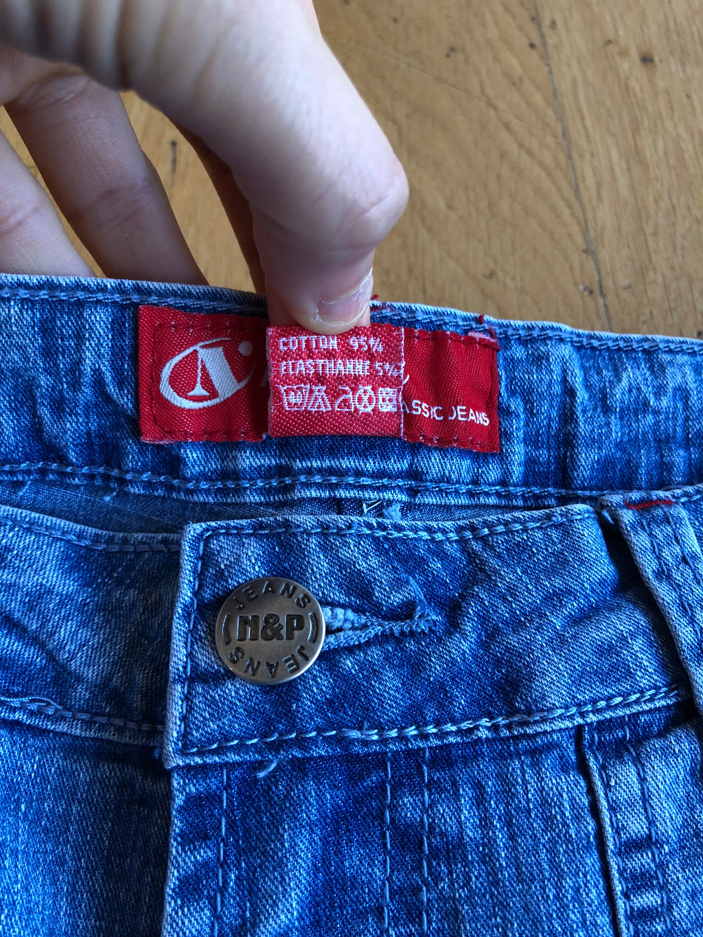Jeans Vintage anni 90. Cargo Tasche diagonali