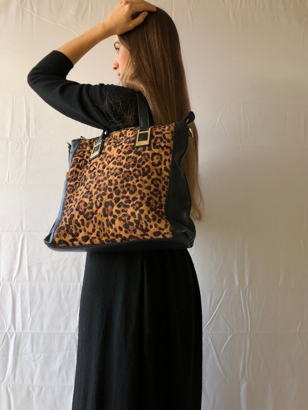 90s leopard-print Rocco Barocco bag