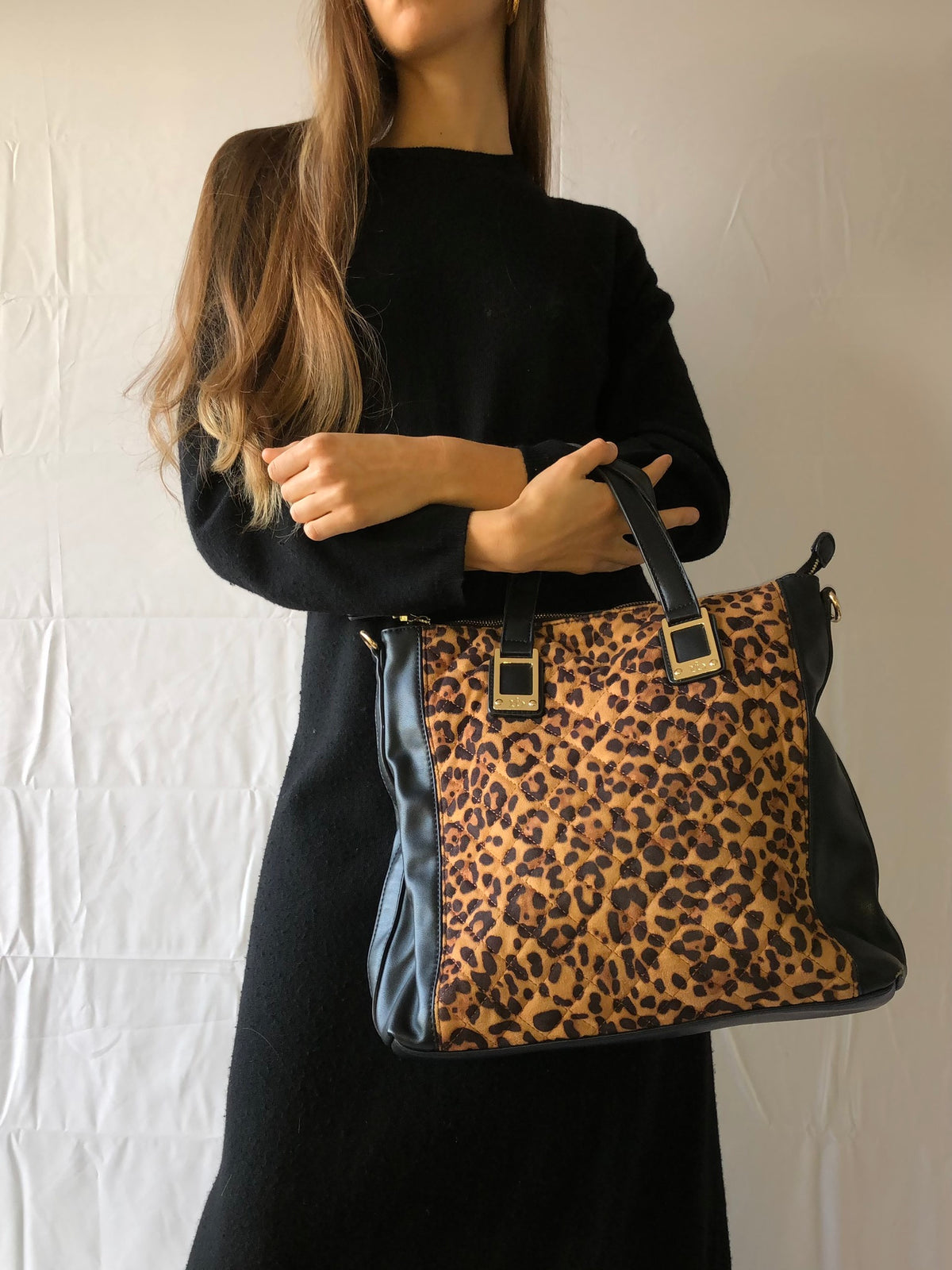 90s leopard-print Rocco Barocco bag