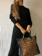 90s leopard-print Rocco Barocco bag