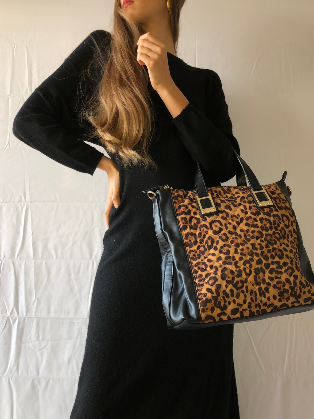 90s leopard-print Rocco Barocco bag