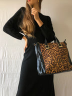 90s leopard-print Rocco Barocco bag