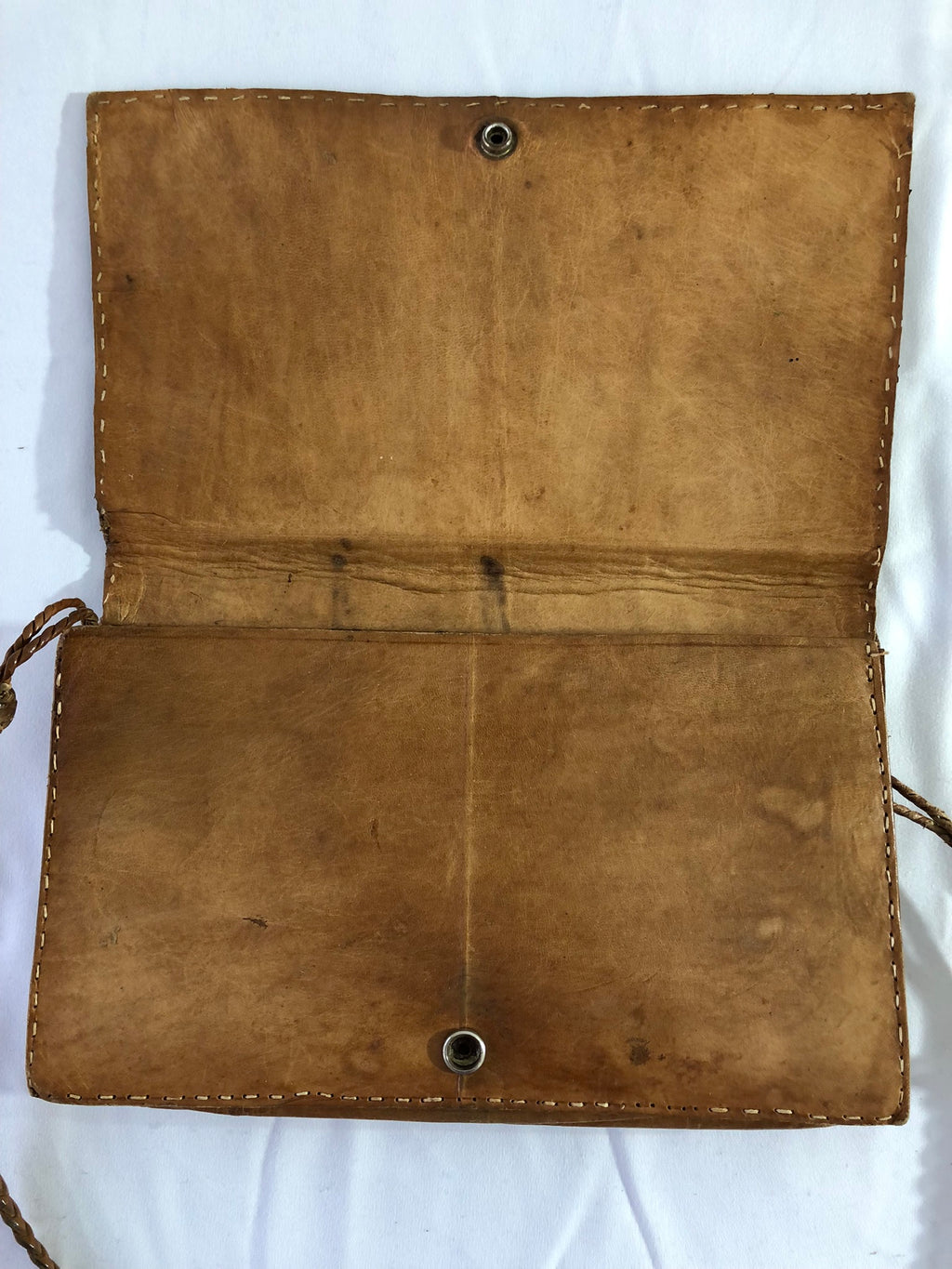 Schultertasche aus Pythonleder und Leder im Stil der 90er
