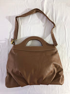 Wildledertasche von Carpisa im Stil der 2000er mit Karree-Muster