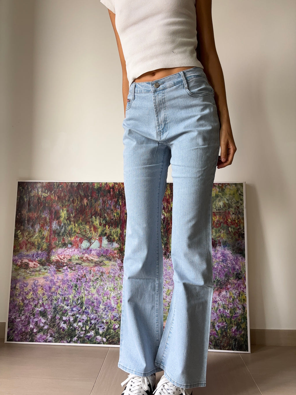 Jeans chiari svasati Bootcut anni 90