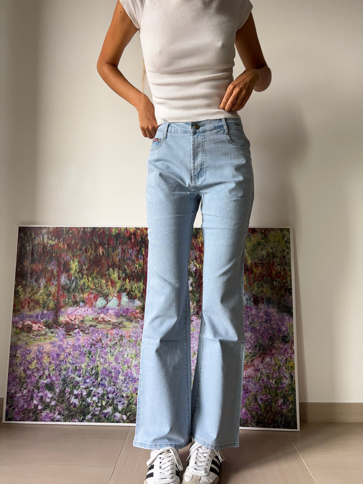 Jeans chiari svasati Bootcut anni 90