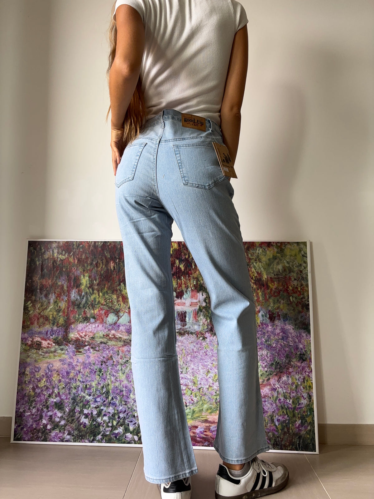 Jeans chiari svasati Bootcut anni 90