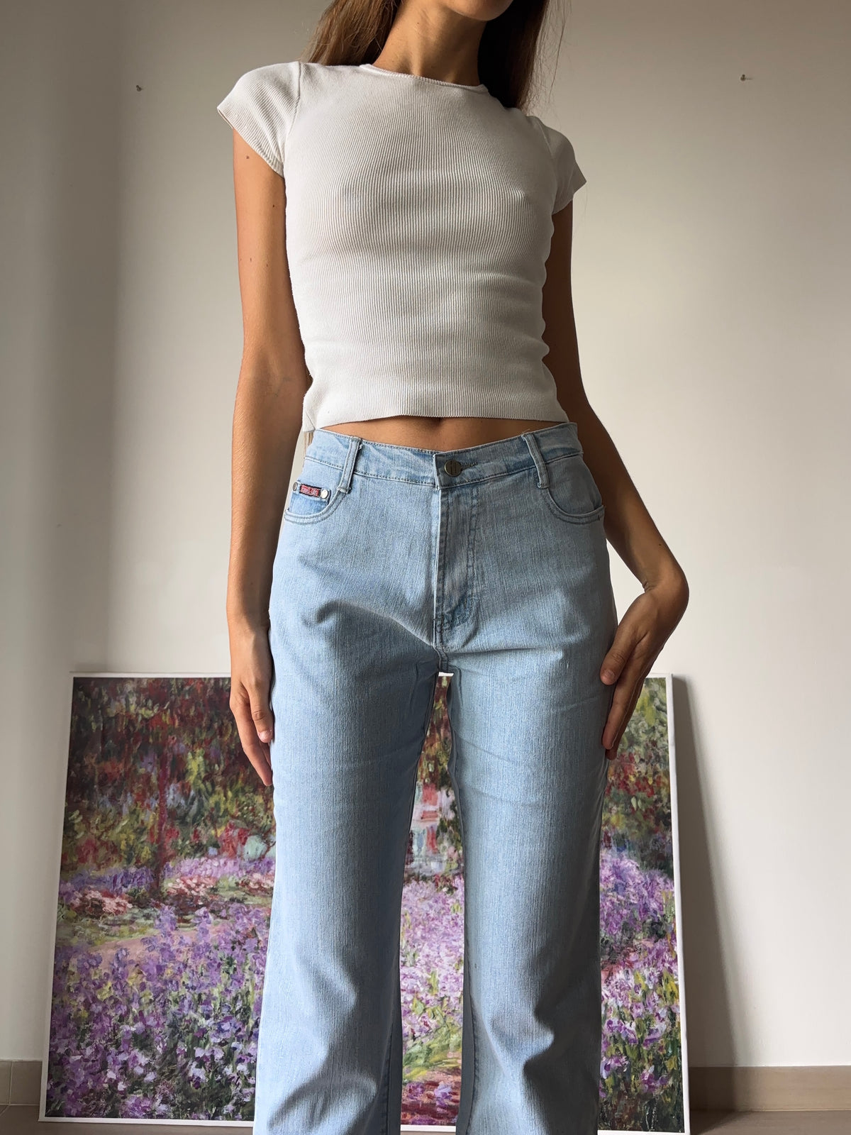 Jeans chiari svasati Bootcut anni 90
