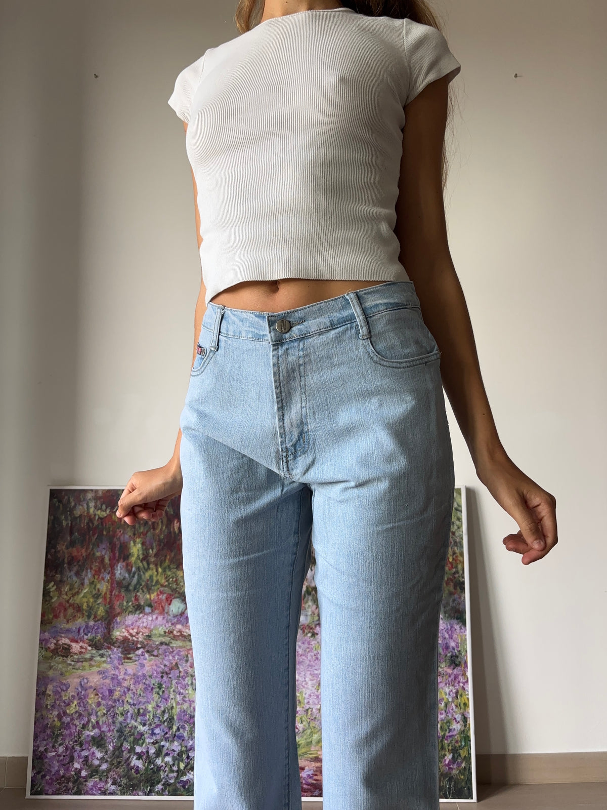 Jeans chiari svasati Bootcut anni 90