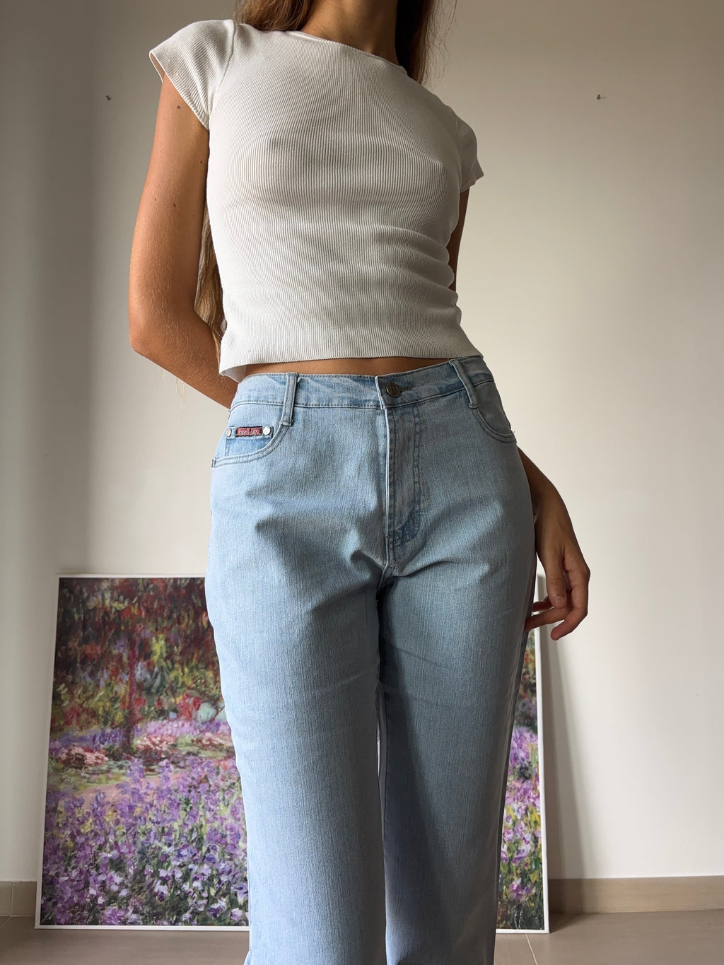 Jeans chiari svasati Bootcut anni 90