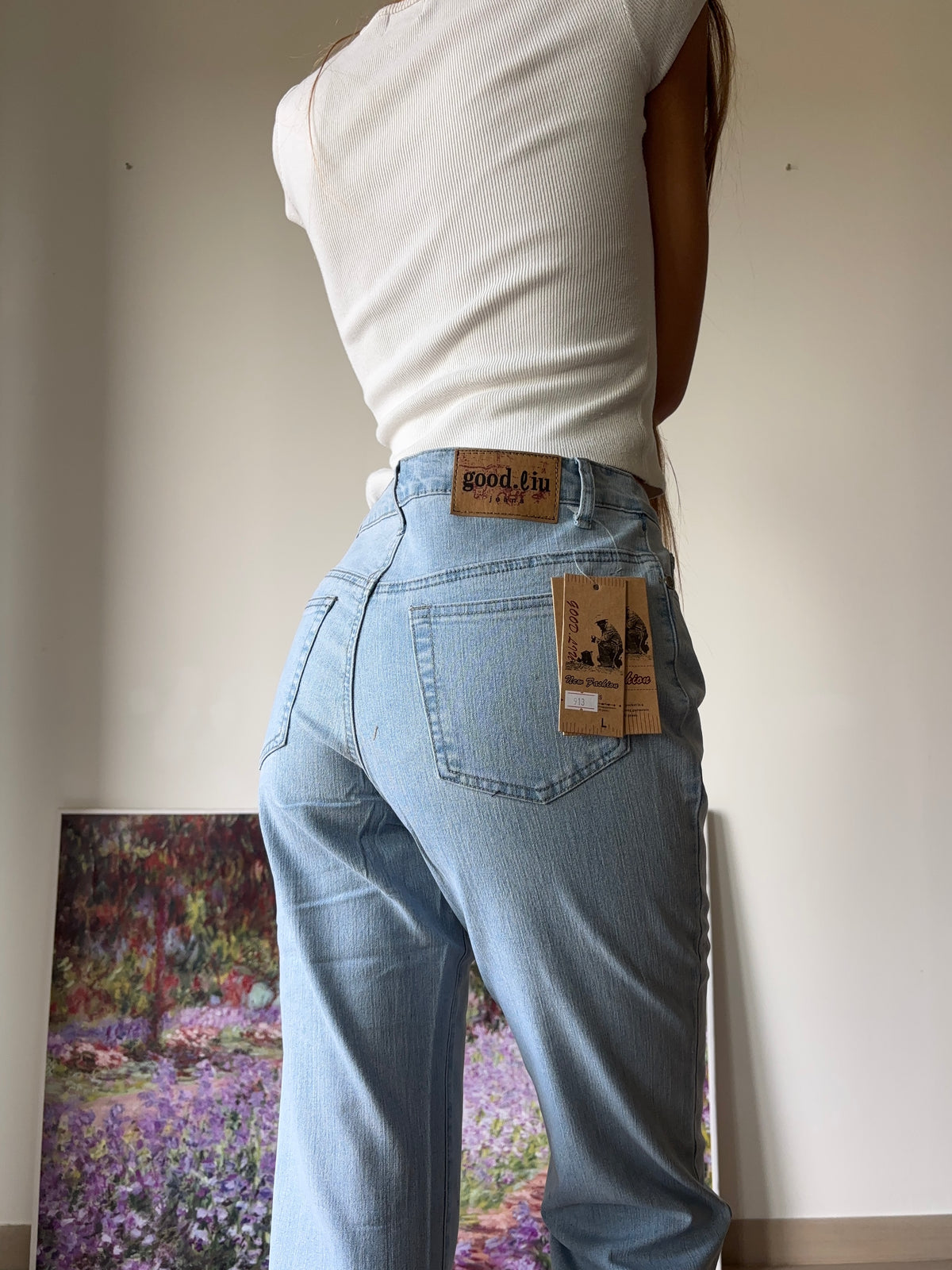 Jeans chiari svasati Bootcut anni 90
