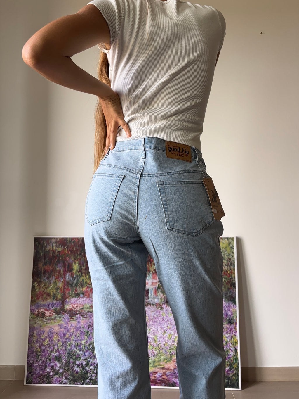 Jeans chiari svasati Bootcut anni 90