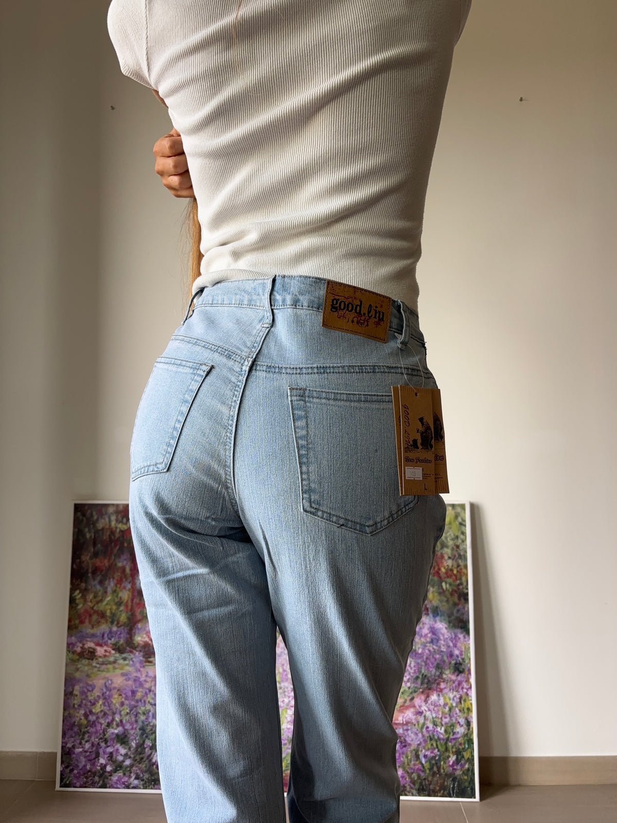Jeans chiari svasati Bootcut anni 90