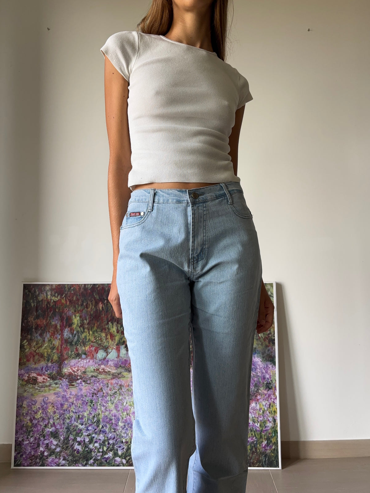 Jeans chiari svasati Bootcut anni 90