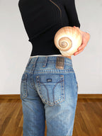 Capri-Jeans von Miss Sixty mit Strasssteinen und niedriger Taille im 2000er-Jahre-Stil