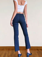Pantalon REPLAY bleu années 90 à pli permanent