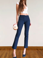 Pantalon REPLAY bleu années 90 à pli permanent
