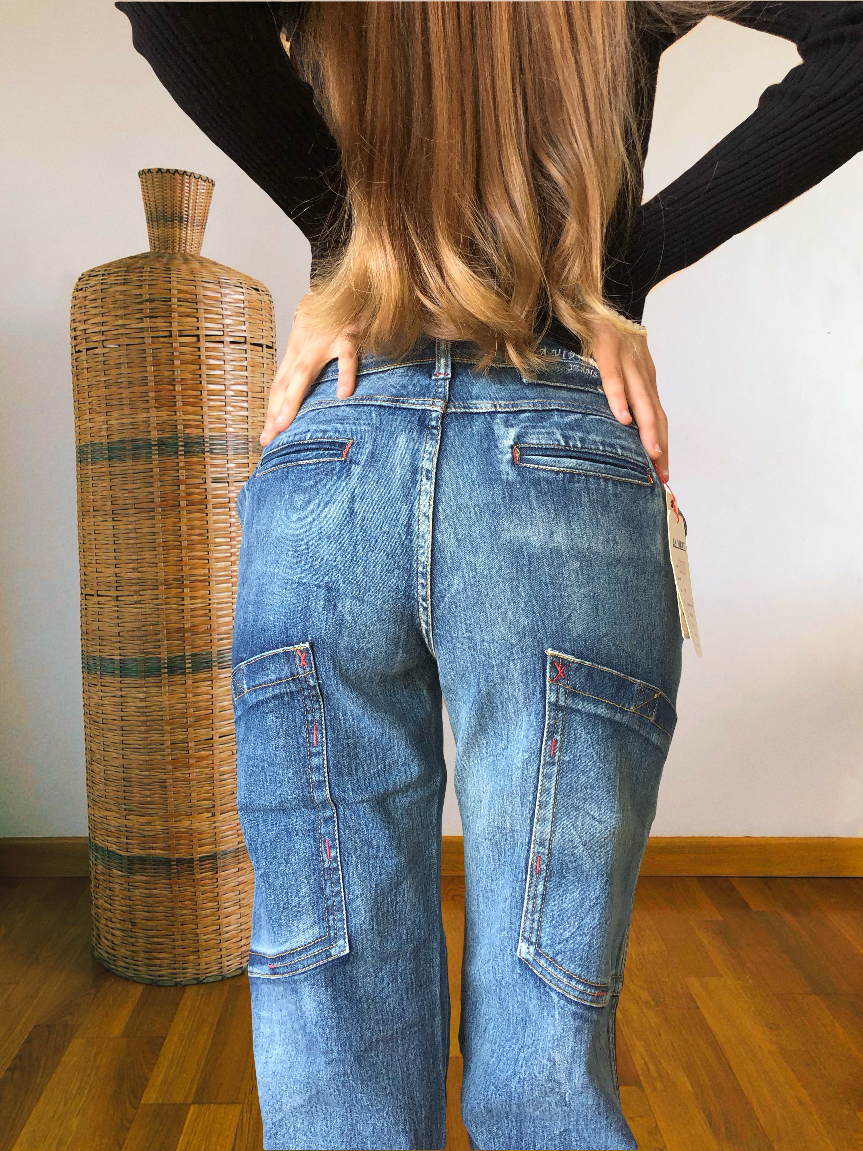 Jeans Vintage anni 90 Sagomati Cargo e svasati
