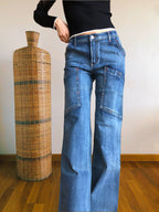 Jeans Vintage anni 90 Sagomati Cargo e svasati