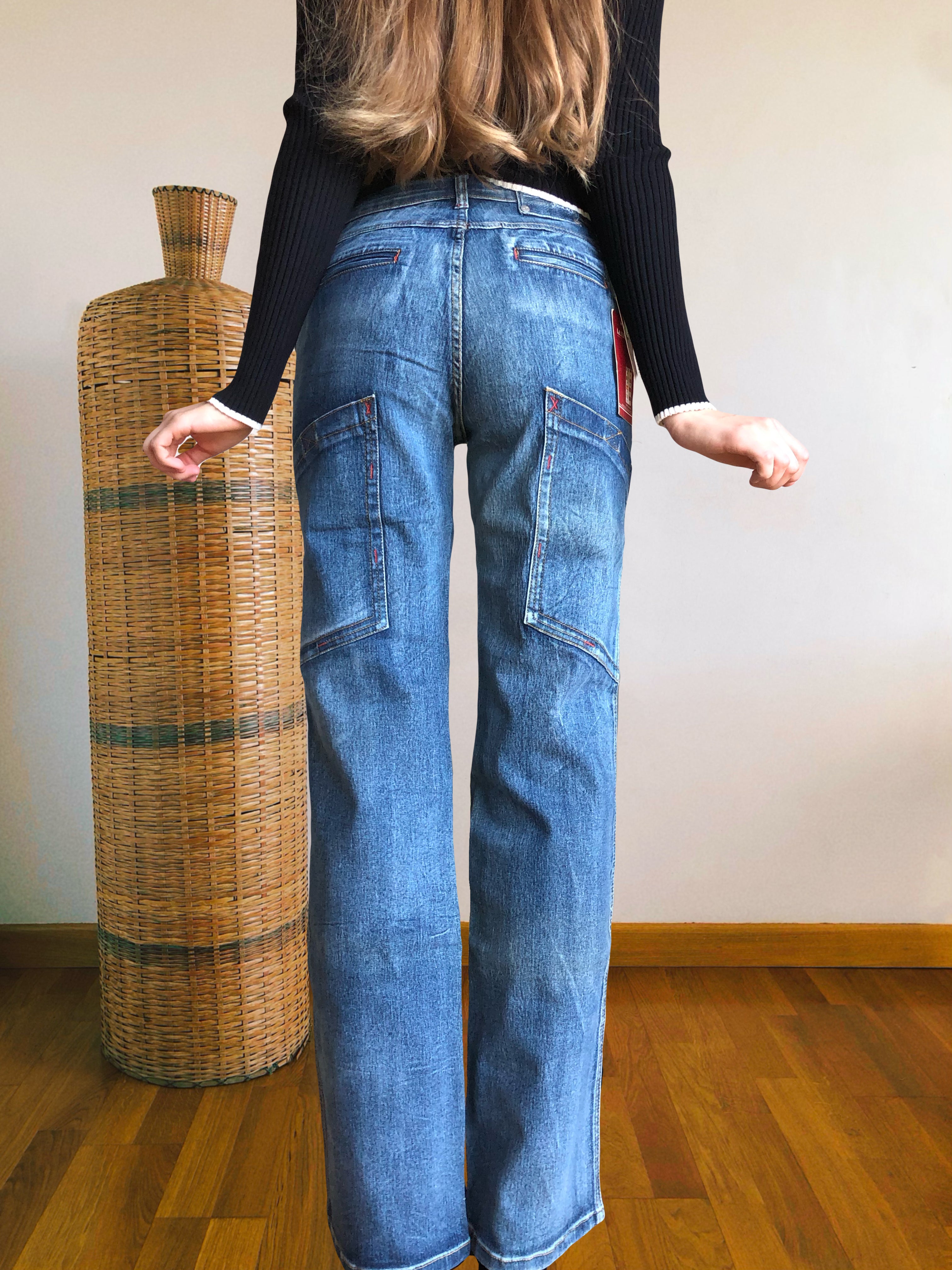 Jeans Vintage anni 90 Sagomati Cargo e svasati