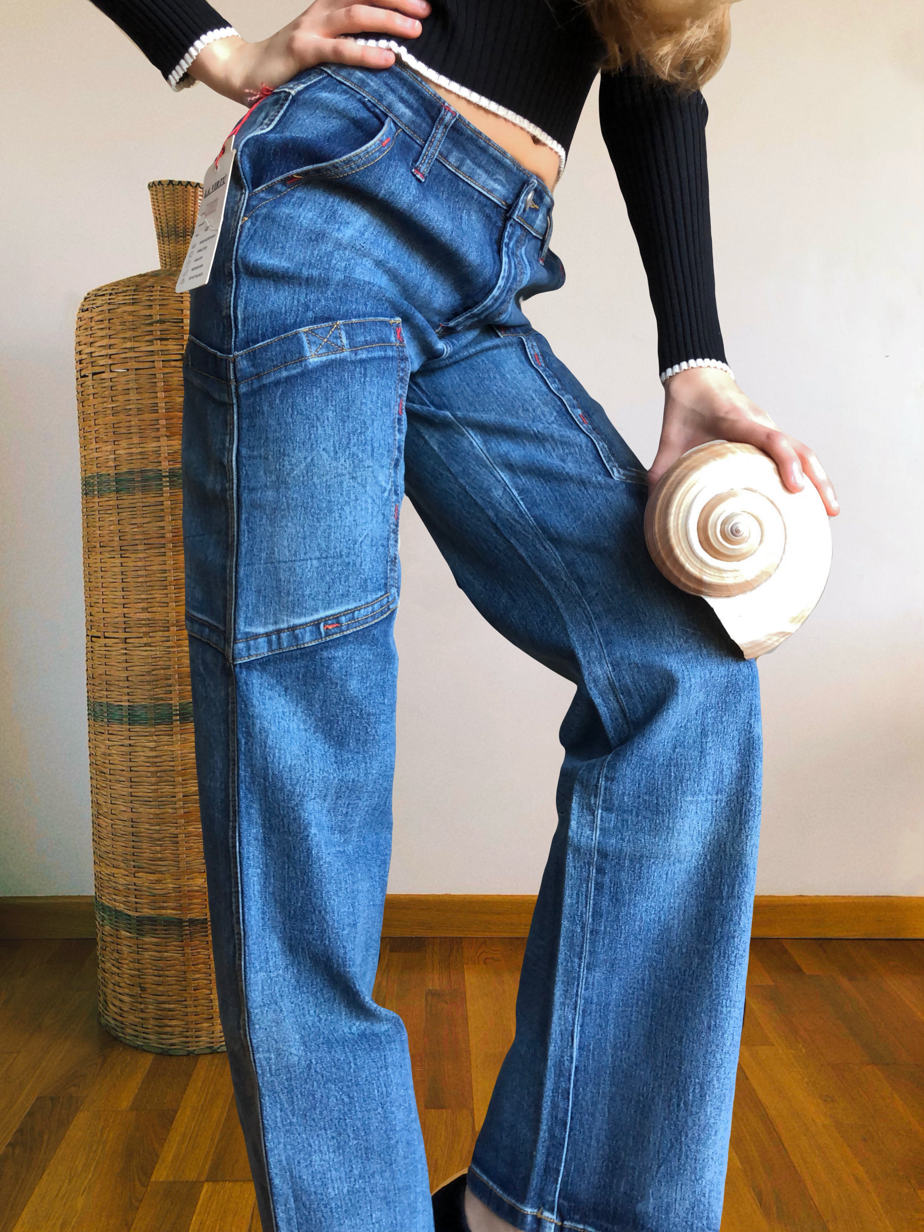 Jeans Vintage anni 90 Sagomati Cargo e svasati
