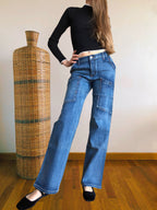 Jeans Vintage anni 90 Sagomati Cargo e svasati