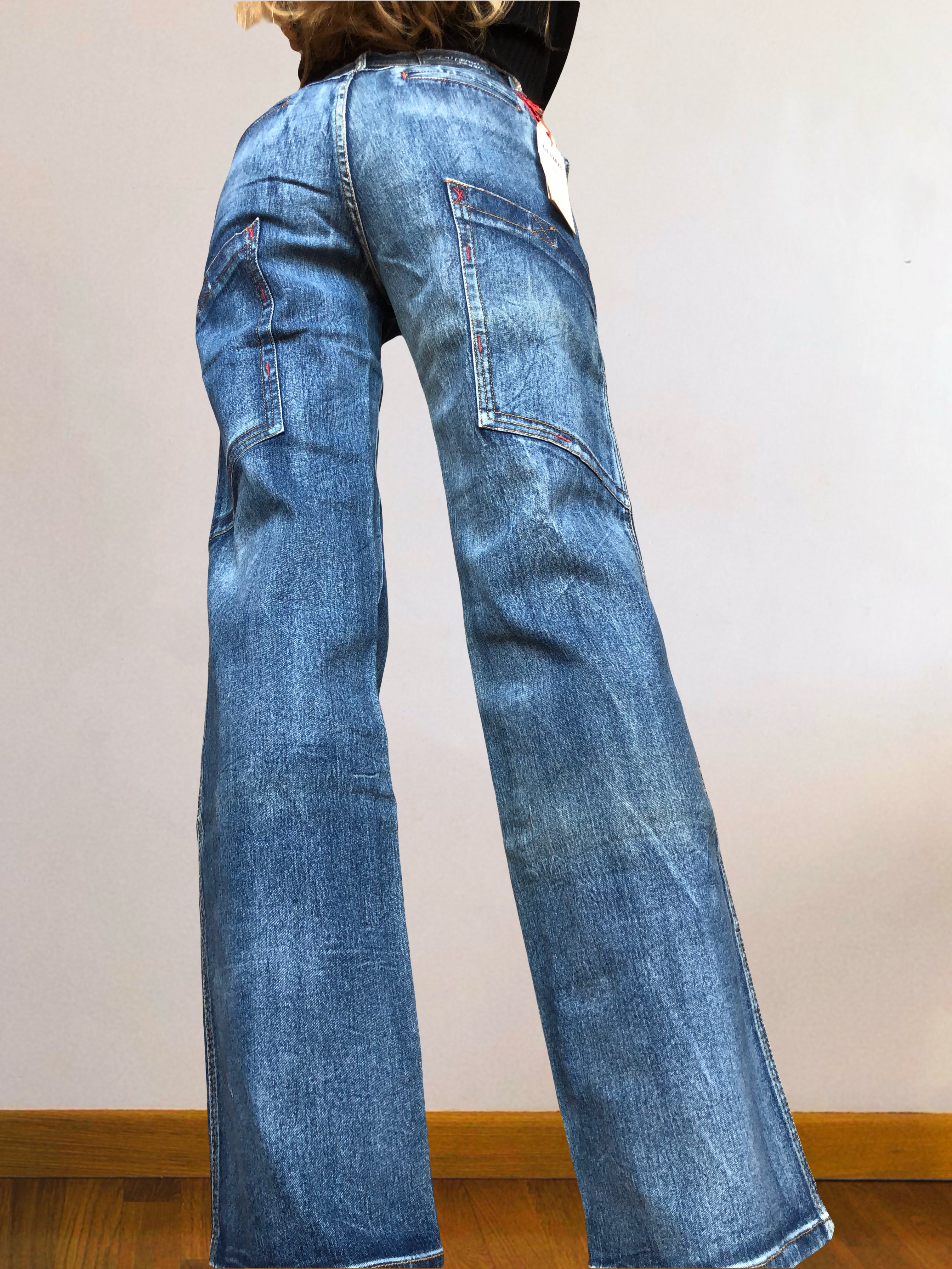 Jeans Vintage anni 90 Sagomati Cargo e svasati