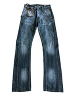 Jeans vintage anni 90 svasati grigi