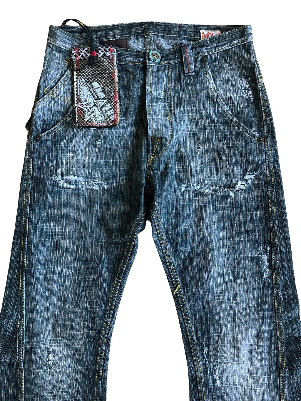Jeans vintage anni 90 svasati grigi