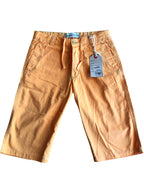 90s orange knee-length shorts