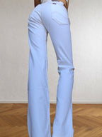 Jeans Bianchi LEE anni 90. A vita bassa svasati dritti