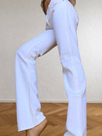 Jeans Bianchi LEE anni 90. A vita bassa svasati dritti