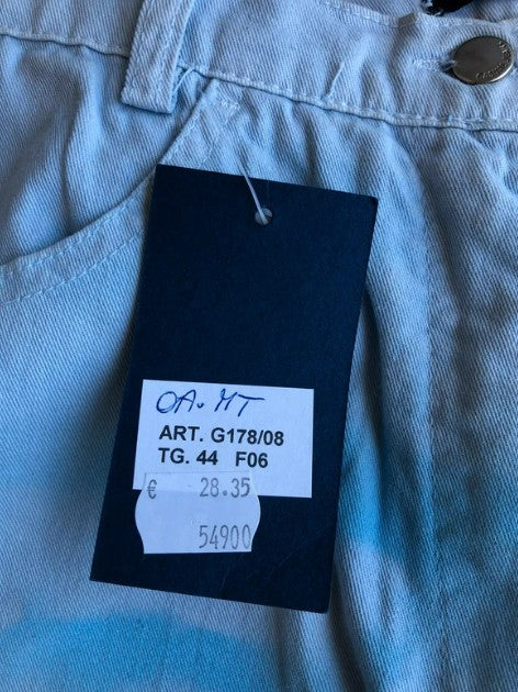 2000s blue flared tie-dye trousers